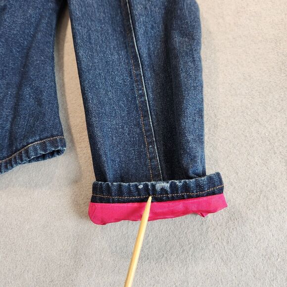 Daniel K Women's L‎ Embroidered Poly Silk Lined Denim Jacket Shacket Purses - Picture 10 of 16